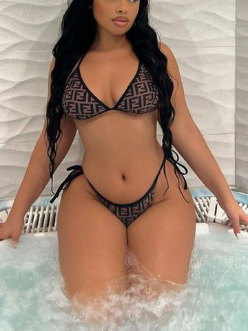 Sexy Printed Bikini Aosig